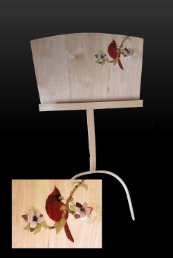 2026/07/10 08:53 Wood Inlay Music Stand – Dick Hoffmann