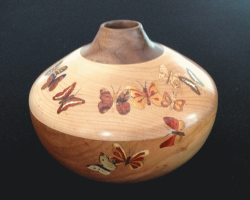 Wood Inlayed Bowl – Dick Hoffmann