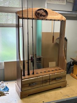 2026/10/03 14:25 Fishing rod cabinet. Solid cherry. – David Dobesh