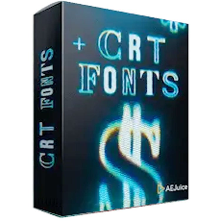AEJuice CRT Fonts preview