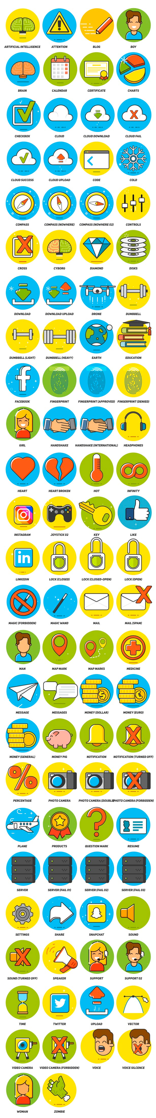 AEJuice Flat Icons preview
