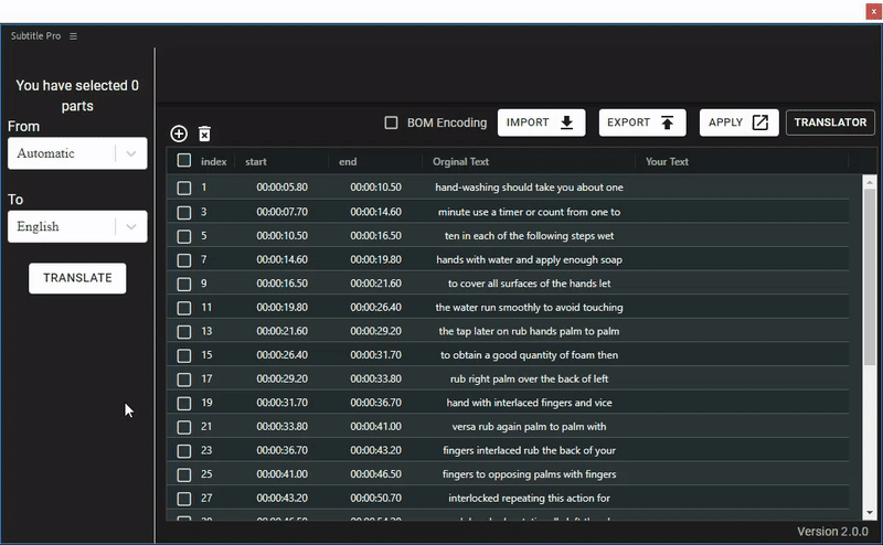 LetsMotion Subtitle Pro preview