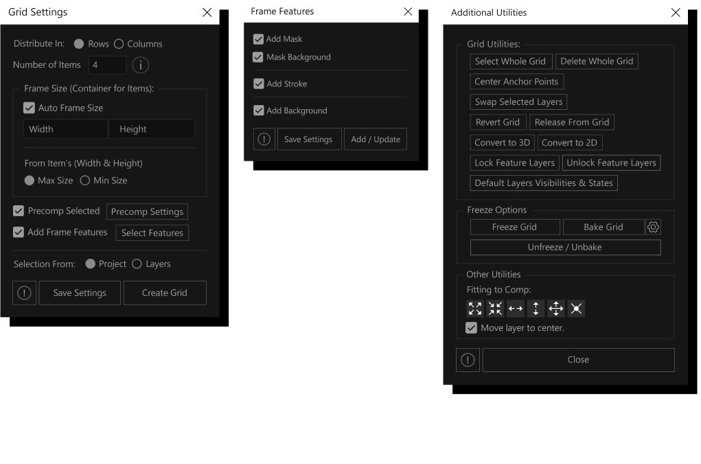 Slides & Grids preview