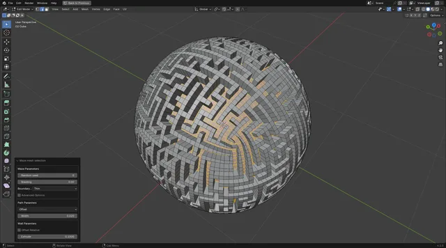 Maze any Mesh preview