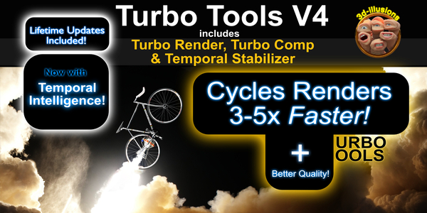 Turbo Tools V4 - Turbo Render, Temporal Stabilizer, & Turbo Comp preview
