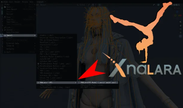 XPS Import/Export preview