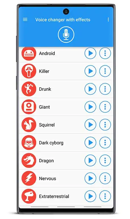Voice Changer With Effects v3.7.4 build 3704 [Android] preview