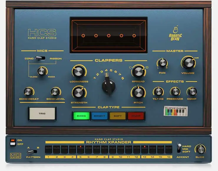 Robotic Bean Hand Clap Studio v1.2.0 [WiN-MAC] preview