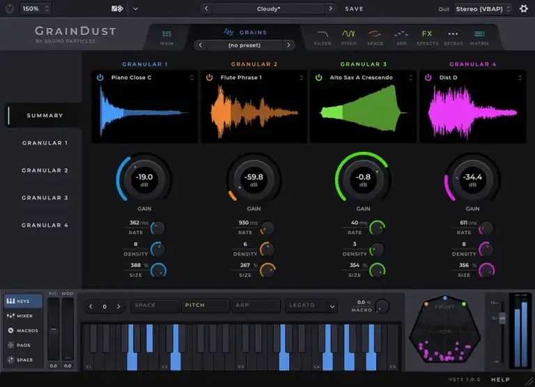 Sound Particles GrainDust [WiN] preview