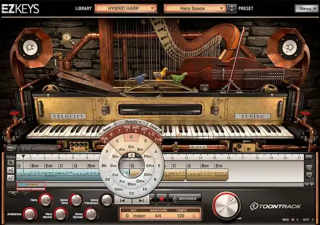 Toontrack EZkeys Hybrid Harp [WiN-OSX] preview
