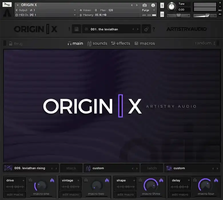 Artistry Audio Origin X [KONTAKT] preview