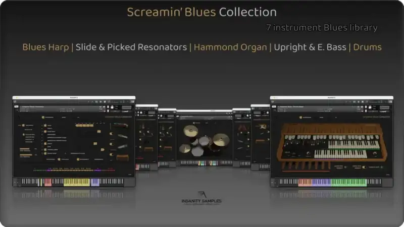 Insanity Samples Screamin’ Blues Collection [KONTAKT] preview