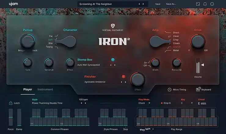 UJAM Virtual Guitarist IRON 2 [WiN-MAC] preview