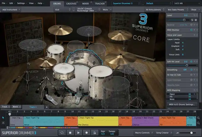 Toontrack Superior Drummer 3 v3.1.6 [OSX] preview