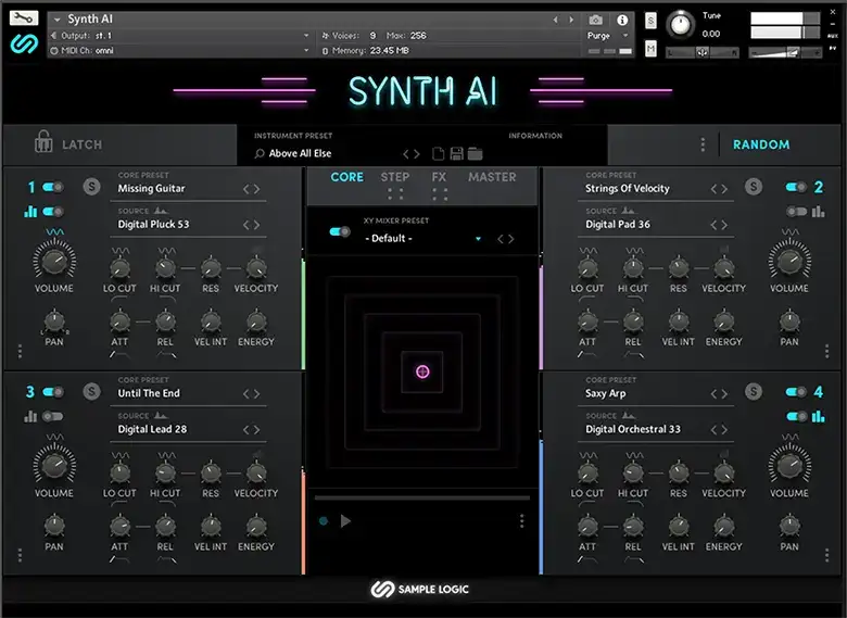 Sample Logic Synth AI [KONTAKT] preview