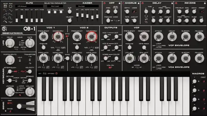 GForce Oberheim OB-1 [WiN-MAC] preview