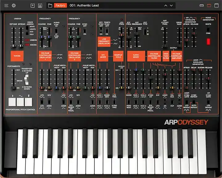 KORG ARP ODYSSEY v1.5.2 [WiN-MAC] preview