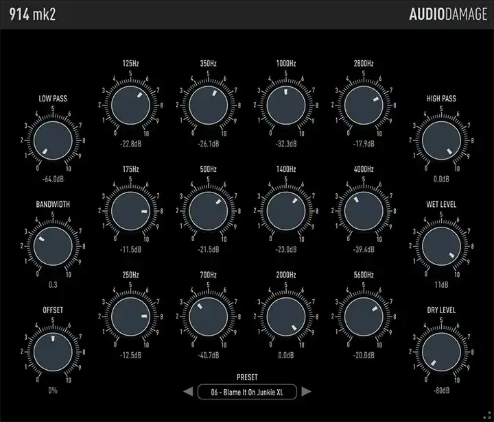 Audio Damage AD041 914 Mk 2 Fixed Filter Bank [WiN-OSX-LiNUX] preview