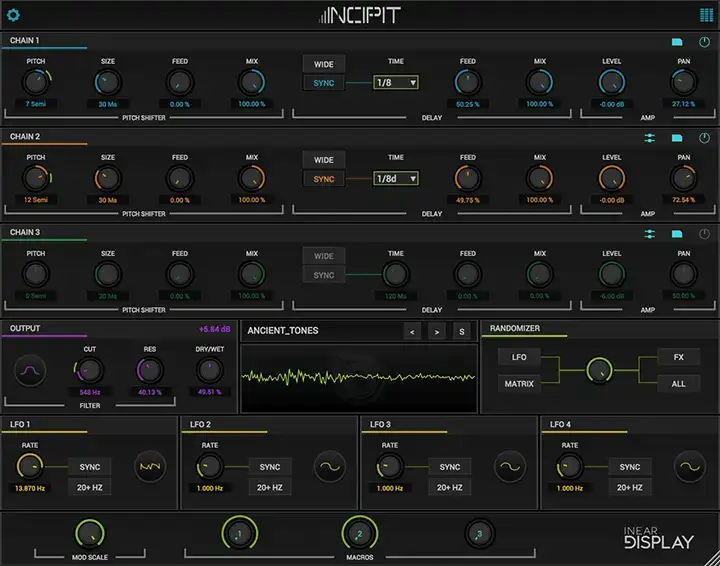 Inear Display Incipit [WiN-OSX] preview