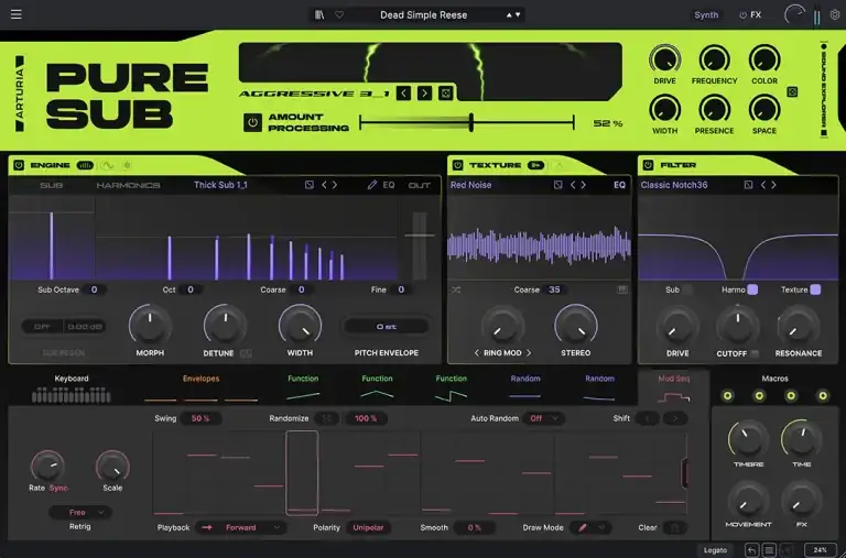 Arturia Pure SUB v1.0.1 [WiN-MAC] preview