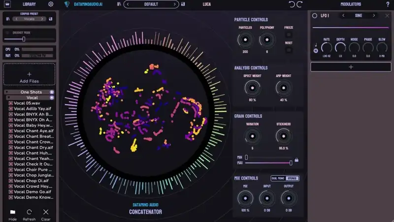 DataMind Audio Concatenator [WiN] preview