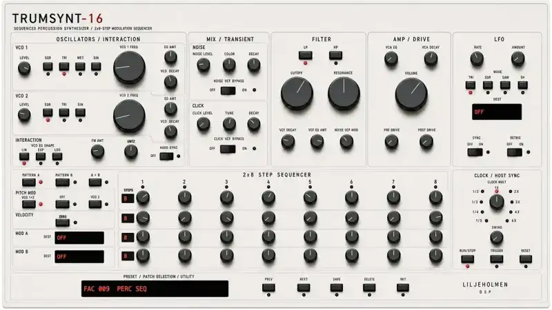 Liljeholmen DSP TRUMSYNT-16 v1.4.1 [WiN] preview