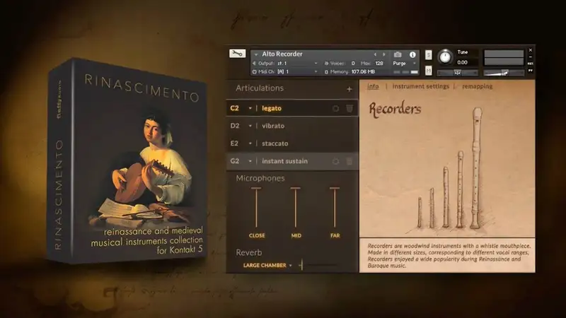 FluffyAudio Rinascimento (KONTAKT) preview