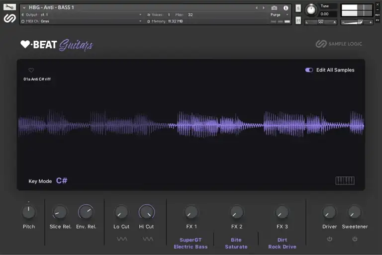 Sample Logic HeartBeat Guitars [KONTAKT] preview