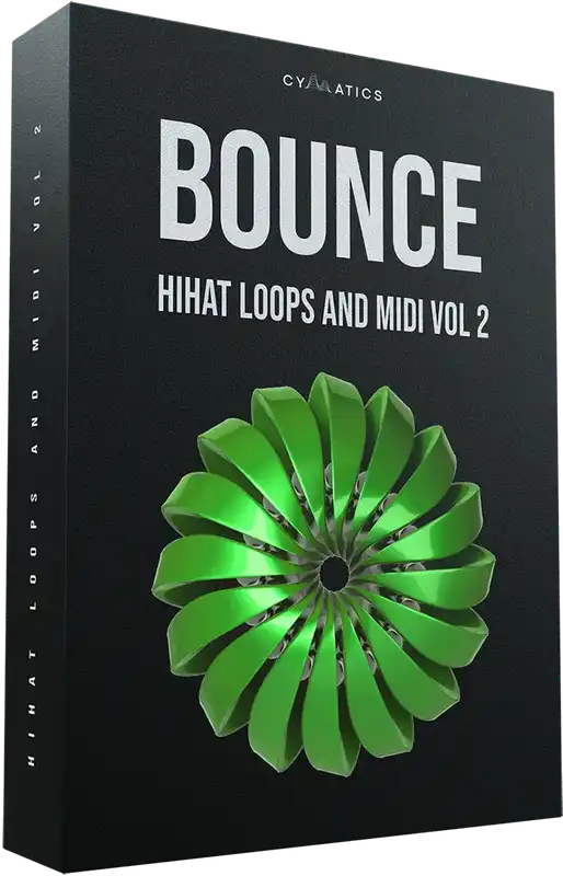 Cymatics Bounce vol. 2 Hi hat loops & MIDI preview