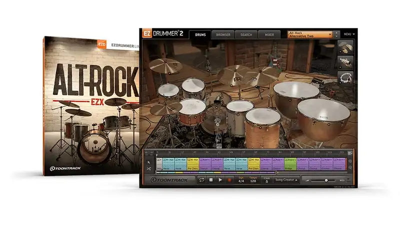 Toontrack Alt-Rock EZX (EZX Sound Expansion) preview