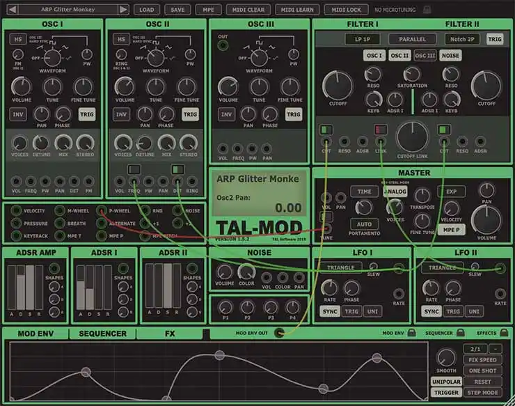 Togu Audio Line TAL-Mod v1.5.9 [WiN-OSX] preview
