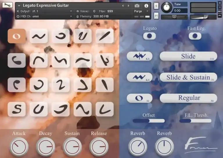 David Forner Legato Expressive Guitar [KONTAKT] preview