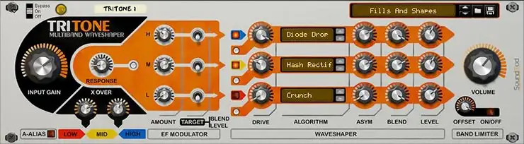 Reason RE SM Tritone Multiband Waveshaper [WiN] preview