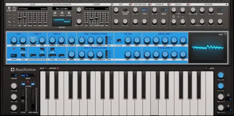 GForce Novation Bass Station v1.0.1 [WiN-MAC] preview