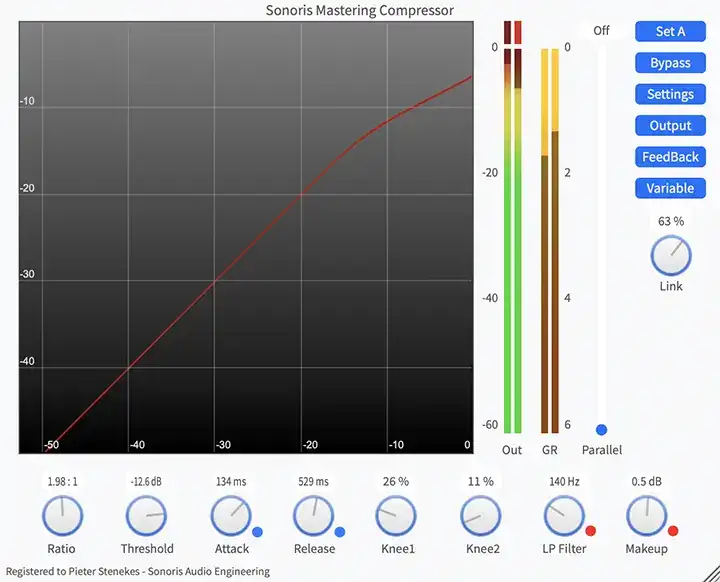 Sonoris Mastering Compressor [WiN] preview