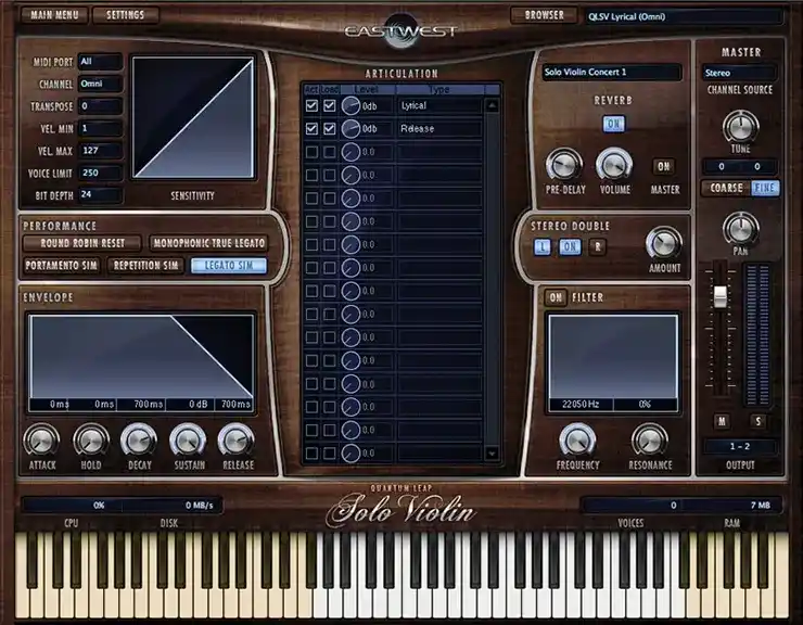 EastWest Solo Violin [WiN] preview