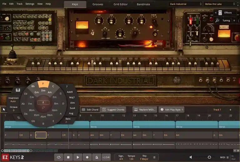 Toontrack Dark Industrial EKX [EZKEYS 2 EXPANSION] preview