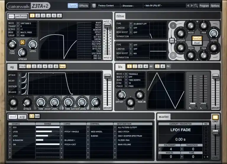 Cakewalk Z3TA+ 2 [WiN] preview
