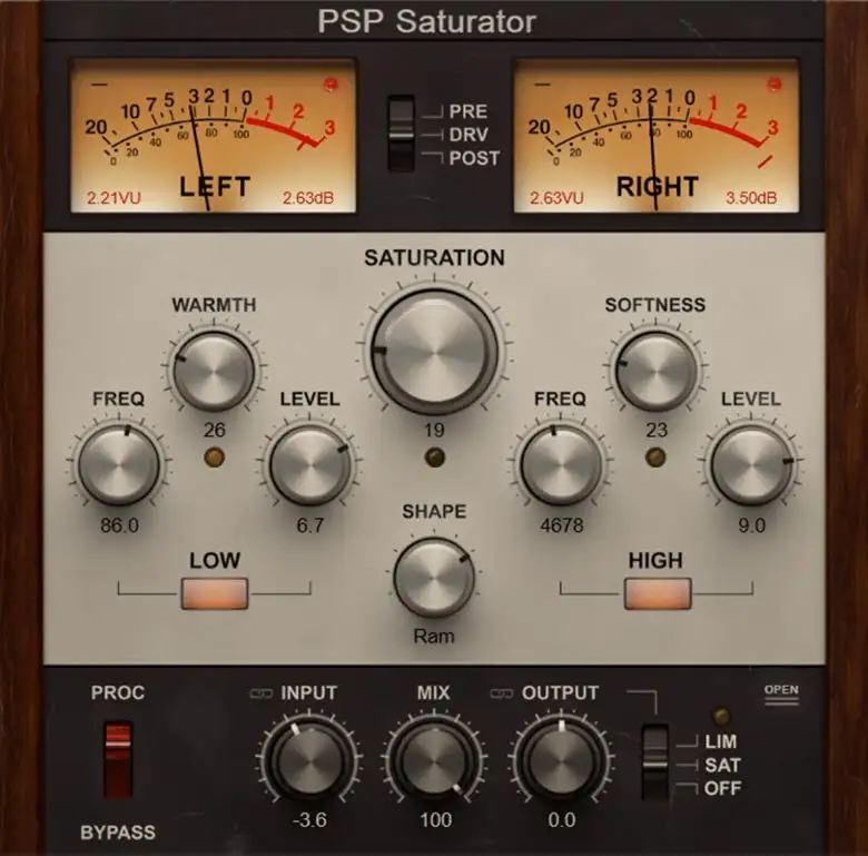 PSPaudioware PSP Saturator v1.1.1 [WiN] preview