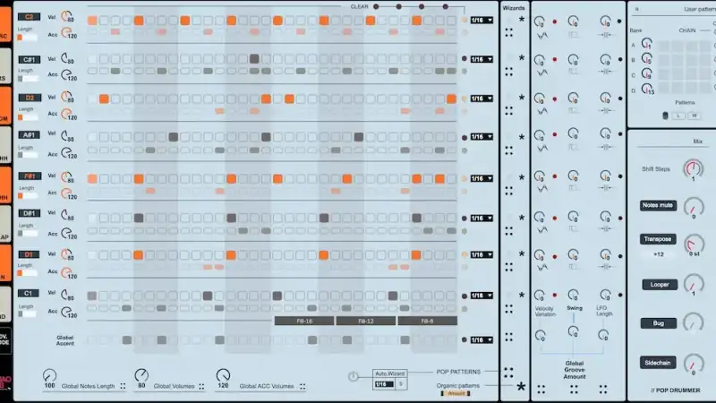 SMAO#LAB M4L Pop Drummer [Max for Live] preview