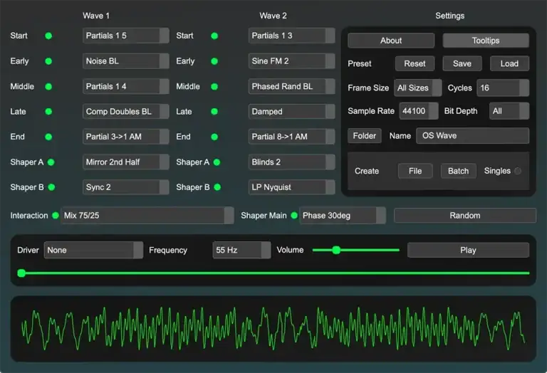 OSS Wavetable Creator [WiN-MAC] preview