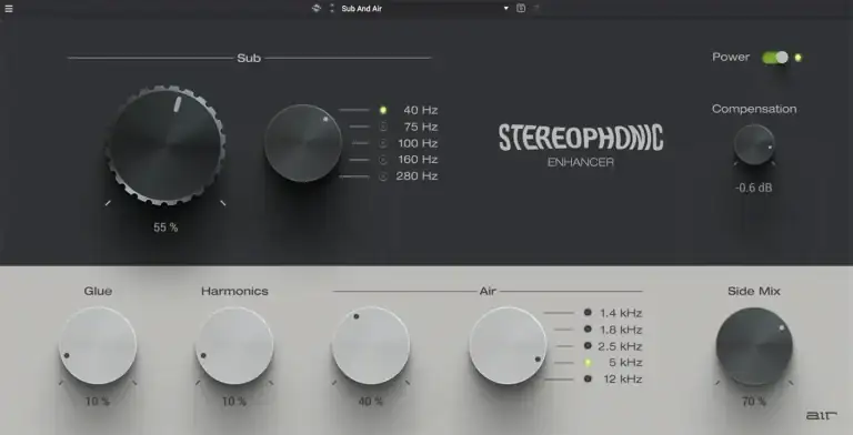 AIR Stereophonic Enhancer [WiN] preview
