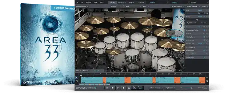 Toontrack Area 33 SDX [Superior Drummer] preview
