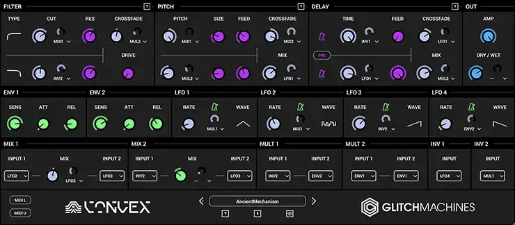 Glitchmachines Convex v1.4.0 [WiN-OSX] preview