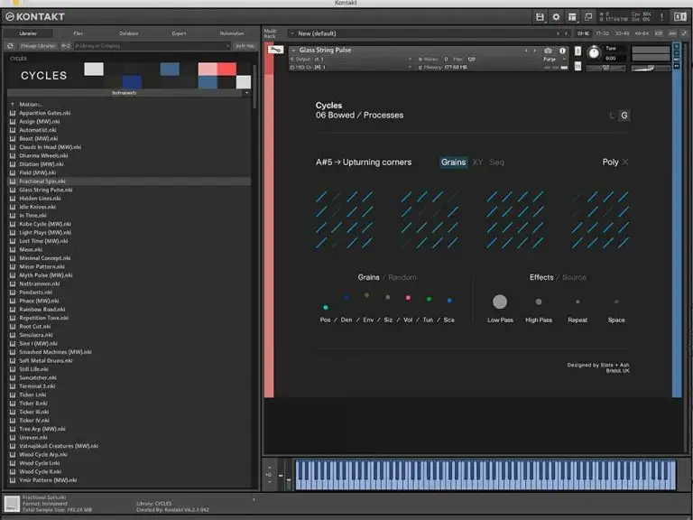 Slate and Ash Cycles v1.3.0 [KONTAKT] preview