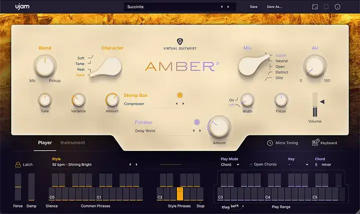 UJAM Virtual Guitarists AMBER 2 [WiN-OSX] preview