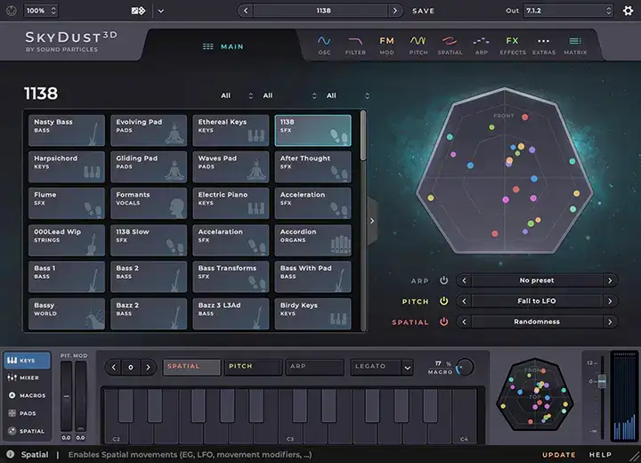 Sound Particles SkyDust 3D [WiN] preview