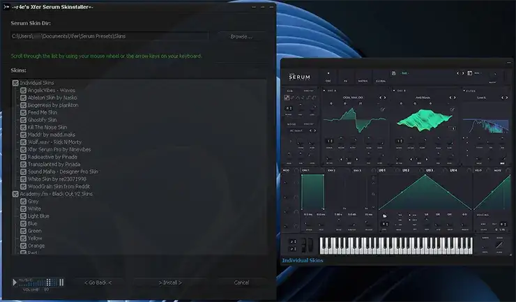 r4e’s Xfer Serum Skinstaller [WiN] preview