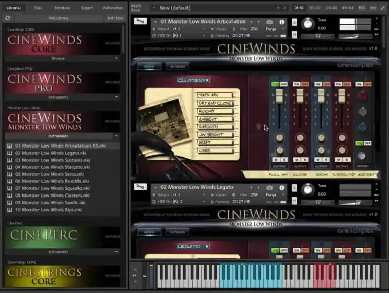 Cinesamples CineWinds CORE (KONTAKT) preview