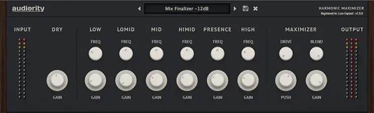 Audiority Harmonic Maximizer v1.3 [WiN] preview